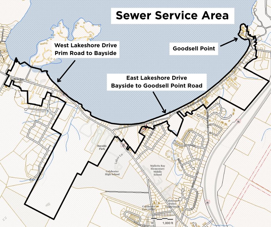Sewer Service Area Map - 250512