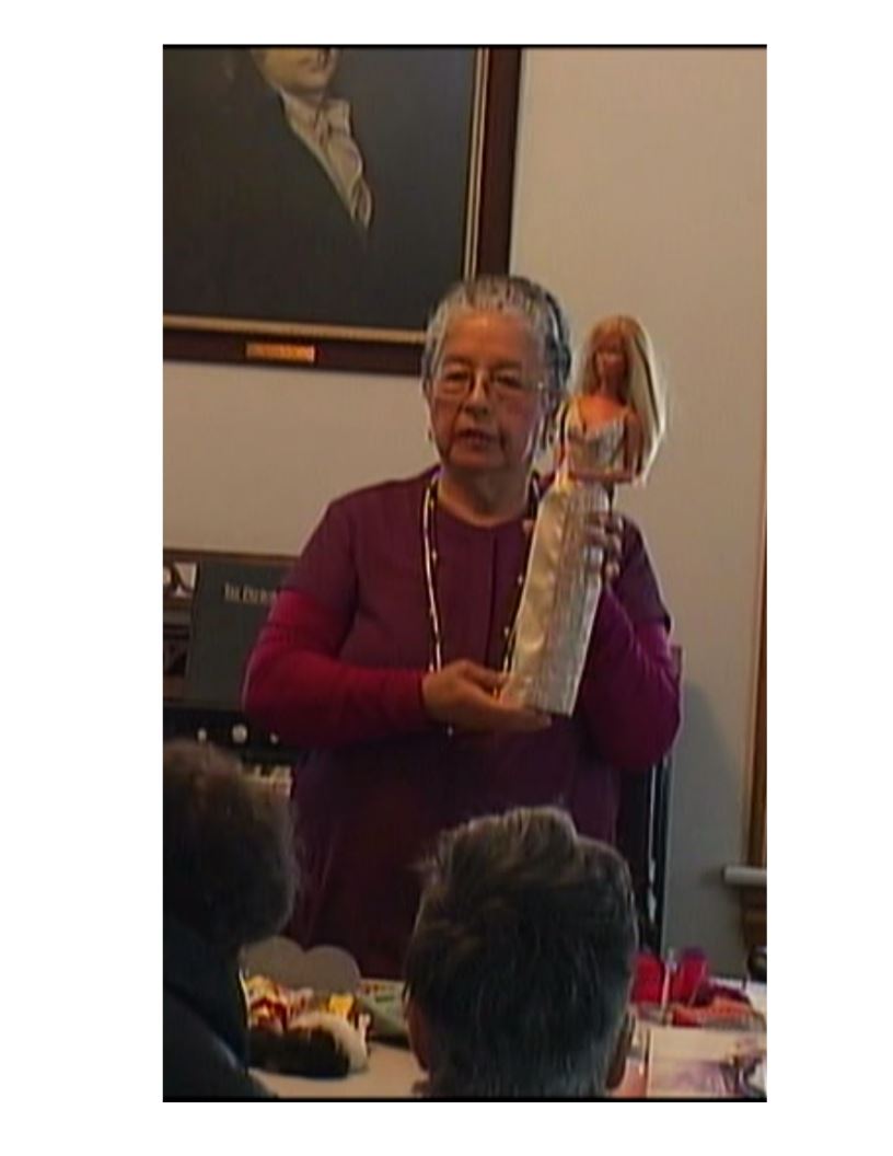 Carmen Brunelle and Barbie Doll